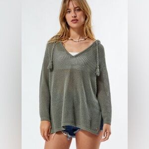 Roxy After Beach Break V-Neck Hoodie (Med)